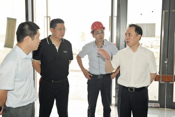 南通通州区领导调研米兰app官方官网 高新区新址